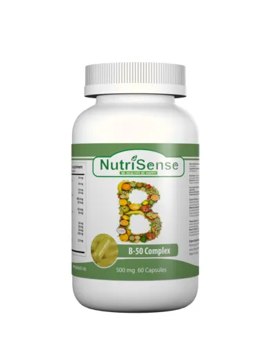 Nutrisense B-50 Complex 500mg 60Capsules