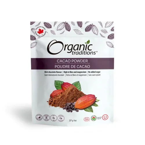 Organic Traditions Cacao Powder 227g@