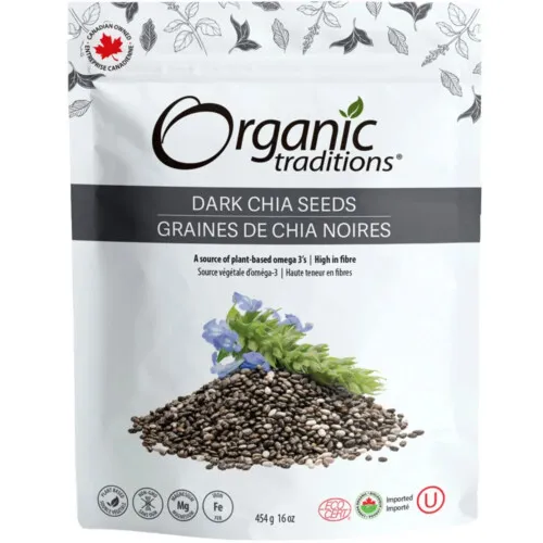 Organic Traditions Chia Seeds 454g @