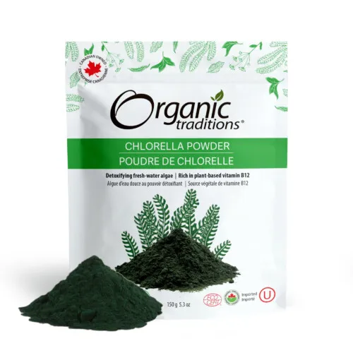 Organic Traditions Chlorella Cranked Cell 150g @