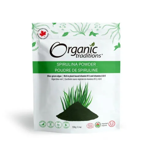 Organic Traditions Spirulina Powder 150g @