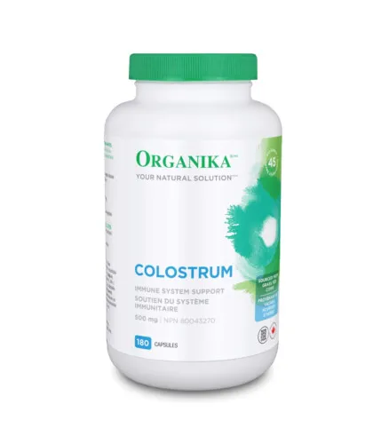 Organika Colostrum 500mg 180 Capsules