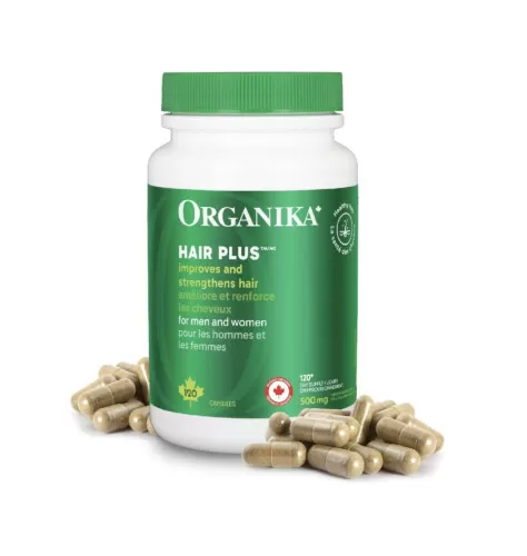 Organika Hair Plus For Men & Women 120 Capsules