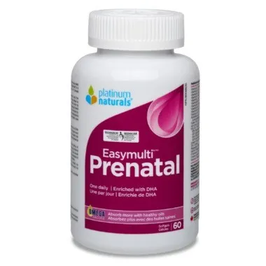 Platinum Naturals Easymulti Prenatal 60 Softgels