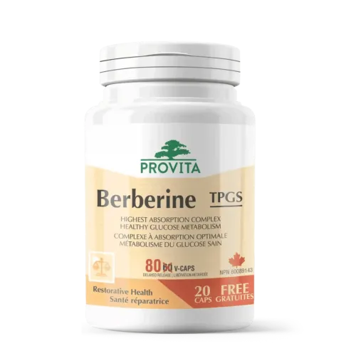 Provita Berberine TPGS 80 Capsules - Bonus Size