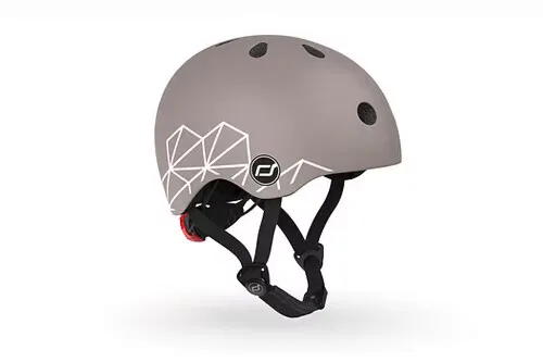 Scoot & Ride Helmet XXS-S - Brown Lines