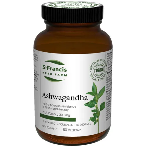 St. Francis Herb Farm Ashwagandha 60 Capsules