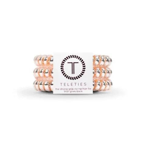 TELETIES Millennial Pink Large - Pack of 3