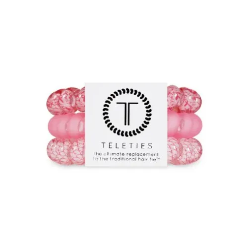 TELETIES Pink and Powerful Large Pack of 3