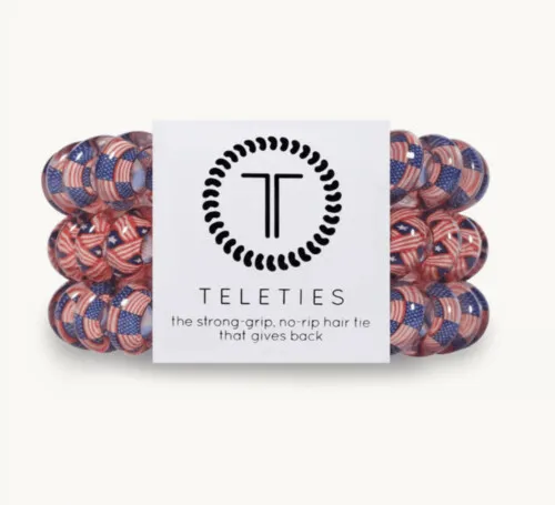 TELETIES Stars and Stripes Large Pack of 3