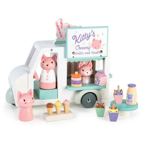 Tender Leaf Toys Kitty's Milkshake Van 3+ Years