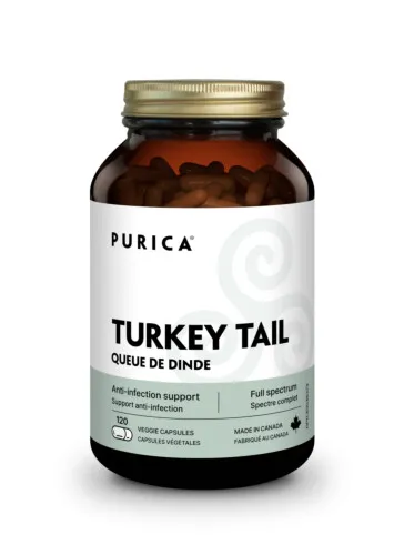Purica Turkey Tail 120 Vegan Capsules @