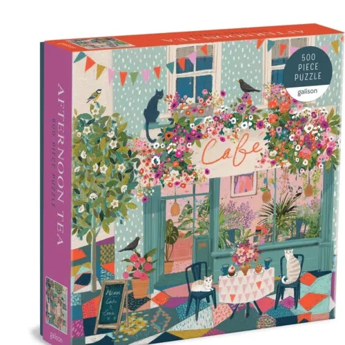 Galison Afternoon Tea 500 Piece Puzzle Jigsaw