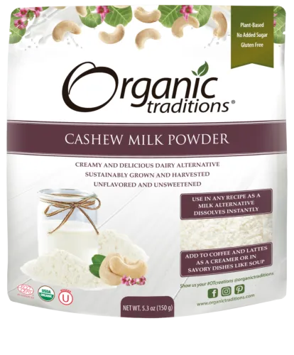 Organic Traditions Cashew Milk Powder 150g
