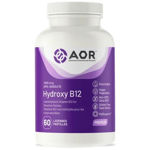 AOR Hydroxy B12 60 Lozenges