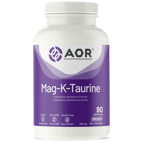AOR Mag-K-Taurine 90 VegiCaps