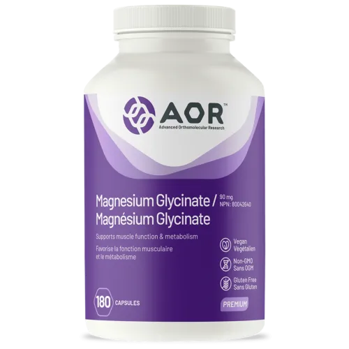 AOR Magnesium Glycinate 180 VegiCaps