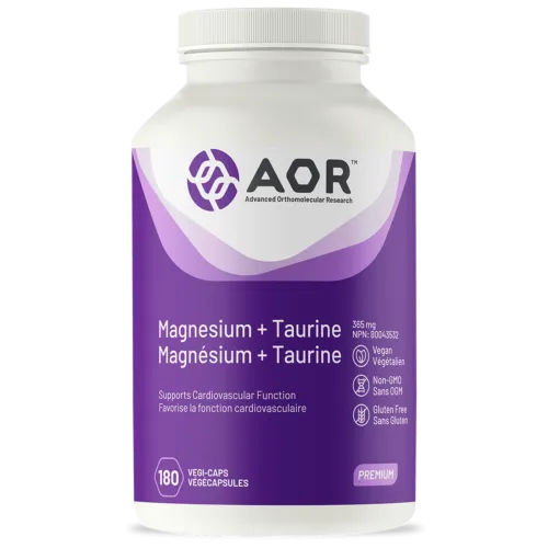 AOR Magnesium + Taurine 180 VegiCaps