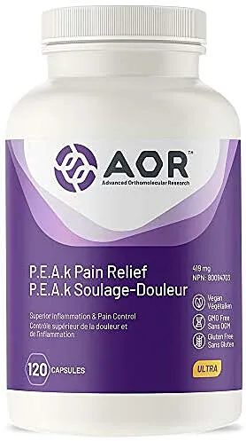 AOR P.E.A.k Pain Relief 120 VegiCaps