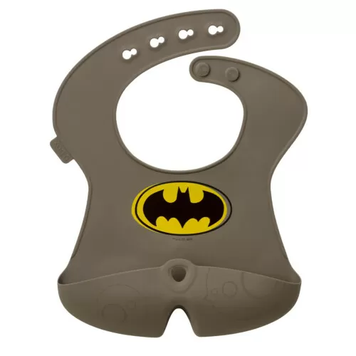 b.box Printed Silicone Bib - Batman