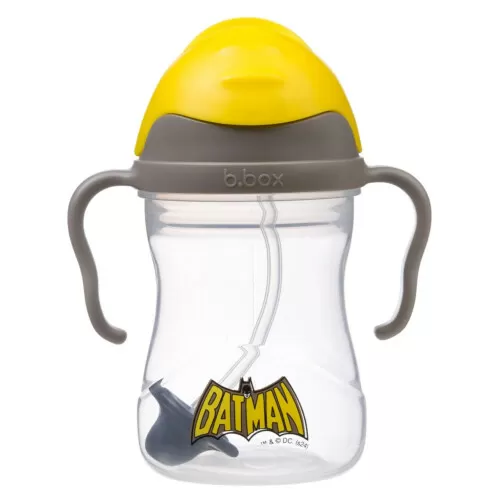 b.box Sippy Straw Cup 240ml - Batman