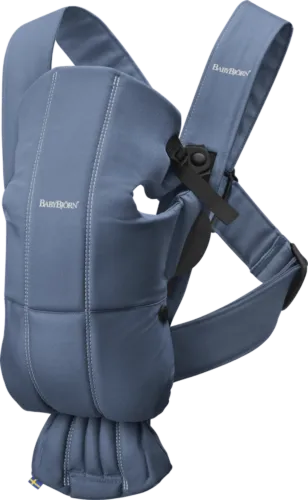 BabyBjorn Baby Carrier Mini - Vintage Indigo Cotton