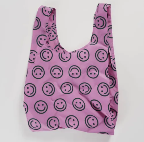 Baggu Standard Reusable Bag  - Raspberry Happy @