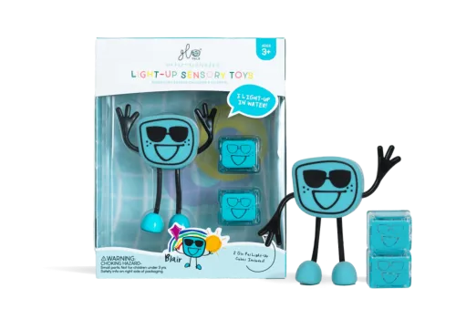 Glo Pals Light-Up Sensory Bath Toys Character - Blair 3+