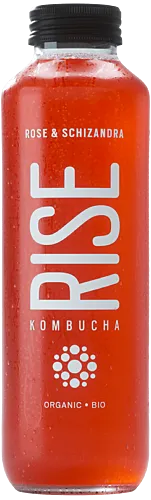 Rise Kombucha Rose Schizandra 414ml x 12Bottles Per Case