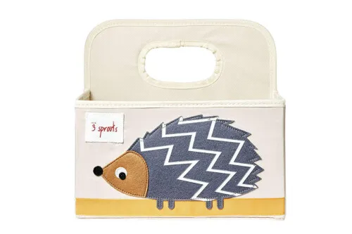 3 Sprouts Diaper Caddy hedgehog