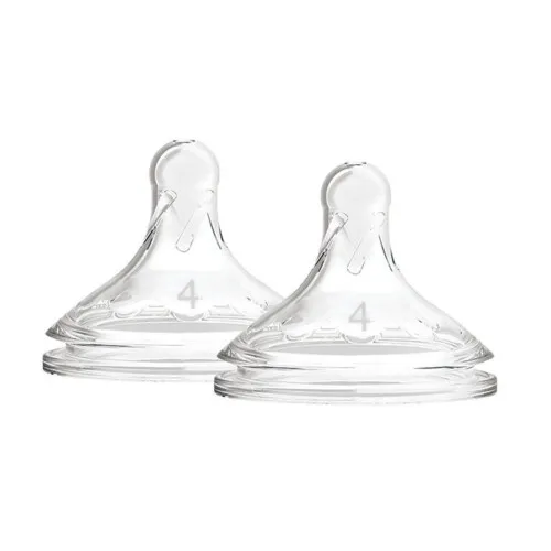Dr Brown's Natural Flow Wide Neck Nipples 2 pack - Level 4 9m+