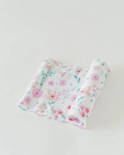 Little Unicorn Cotton Muslin Swaddle Single Morning Glory