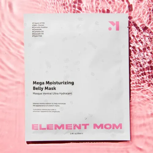 Element Mom Mega Moisturizing Belly Mask for Stretch Marks - 1Pack