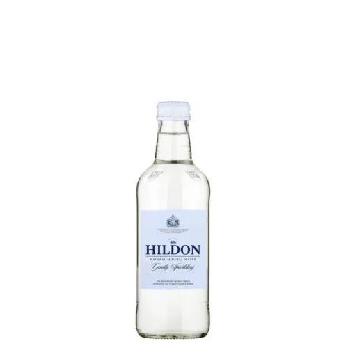 Hildon Gently Sparkling Natural Mineral Water 330ml Glass Bottle - Pack of 24
