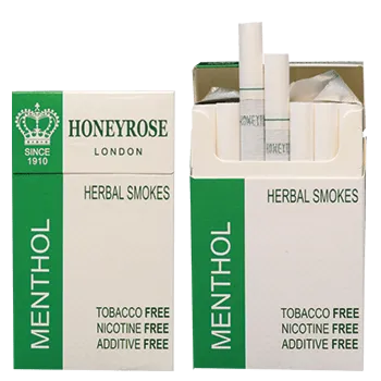 Honeyrose Menthol Herbal Cigarettes 20 Cigarettes