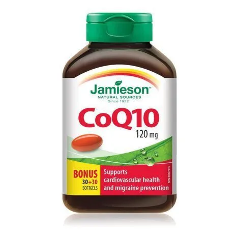 Jamieson CoQ10 120mg  30+30Sgels