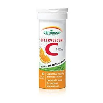 Jamieson Effervescent Vitamin C 1000mg 10Tablets