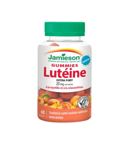 Jamieson Lutein 20mg - Peach Flavour 60 Gummies @B1+1