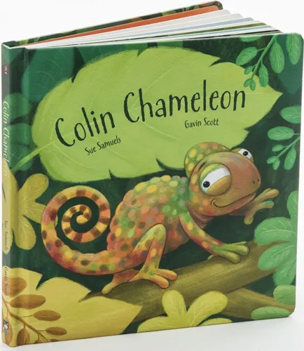 Jellycat Colin Chameleon Board Book