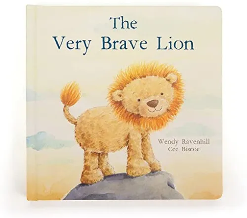 Jellycat Very Brave Lion Book, The