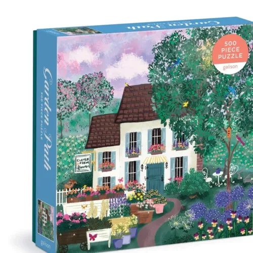 Galison Joy Laforme Garden Path 500 Piece Puzzle