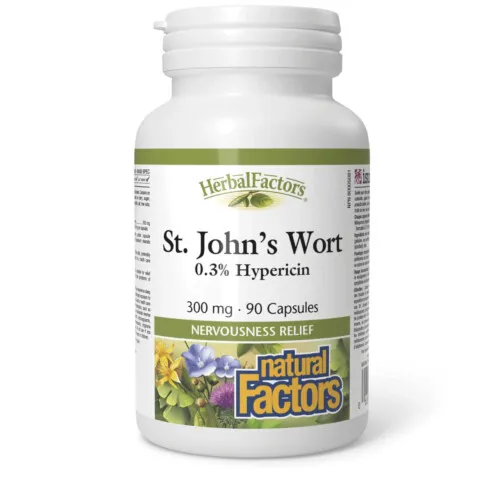 Natural Factors St John Wort Extract 300MG 90 Capsules
