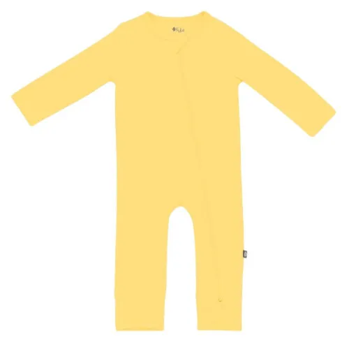 Kyte Baby Zippered Romper in Butter - 3-6 Months