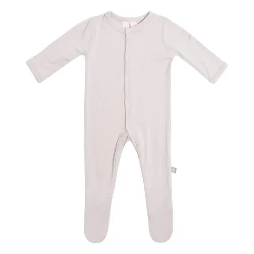 Kyte Baby Footie in Oat - Oat  3-6 months