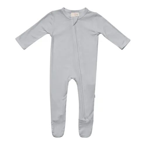 Kyte Baby Zippered Footie in Storm - Storm  6-12 months