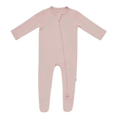 Kyte Baby Zippered Footie in Sunset - Sunset  0-3 months