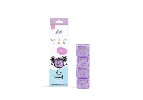 Glo Pals Light-Up Bath Cubes - Lumi (4 pack) 3+