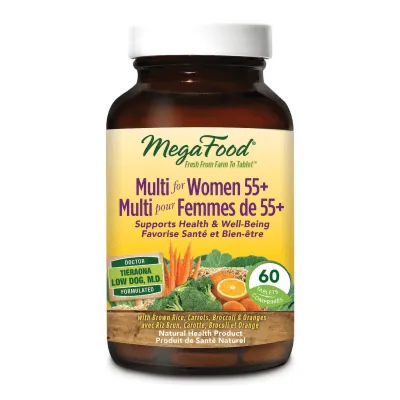 MegaFood Multi for Women 55+ 60 Tablets@
