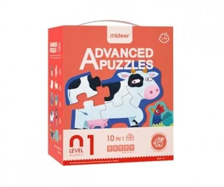 Mideer Advanced Puzzles Level 1 - Animals 1.5+