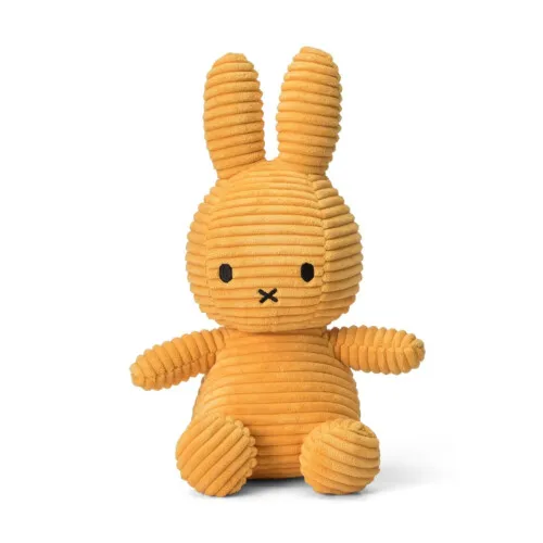 Miffy Sitting Corduroy Yellow - 23cm - 9"